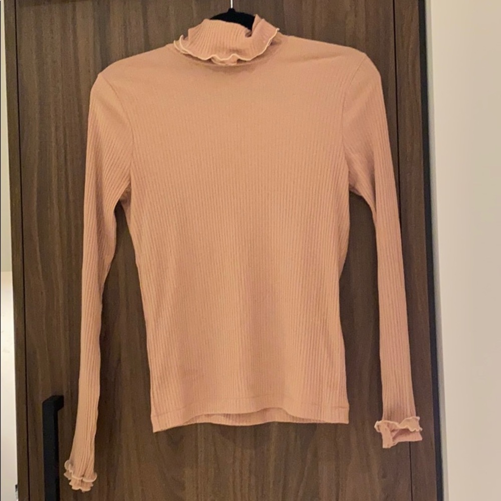 Jcrew Dusty pink turtle Neck